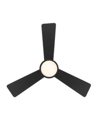 Fans Hug 44in Selectable 2700-3000-4000-5000K LED Indoor or Outdoor Flush Mount Pull Chain Ceiling Fan