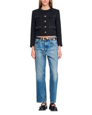 Ruffled Tweed Jacket