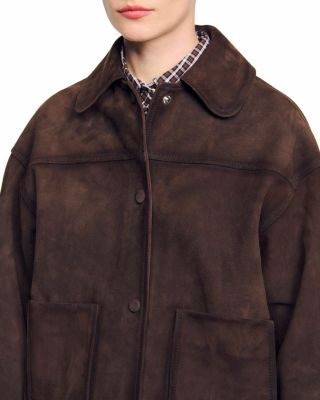 Studded Suede Leather Jacket