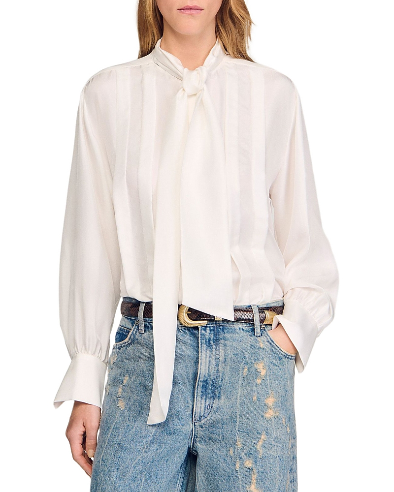 Sandro Silk Shirt