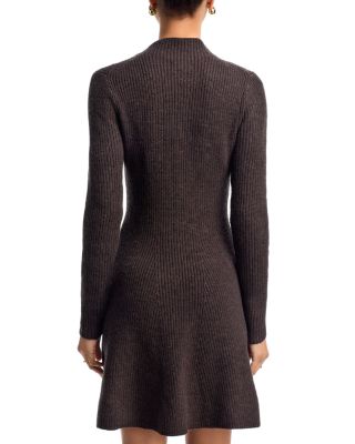 Mock Neck Knit Long Sleeve Dress - Exclusive