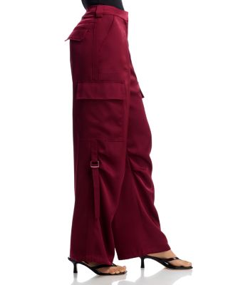 Drawstring Hem Cargo Pants - Exclusive