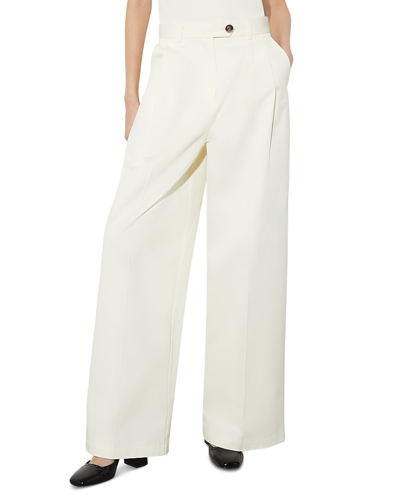 Max & Co . Wide Leg Trousers In White