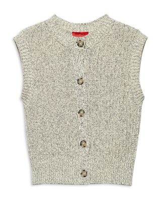 Cotton Crewneck Sweater Vest