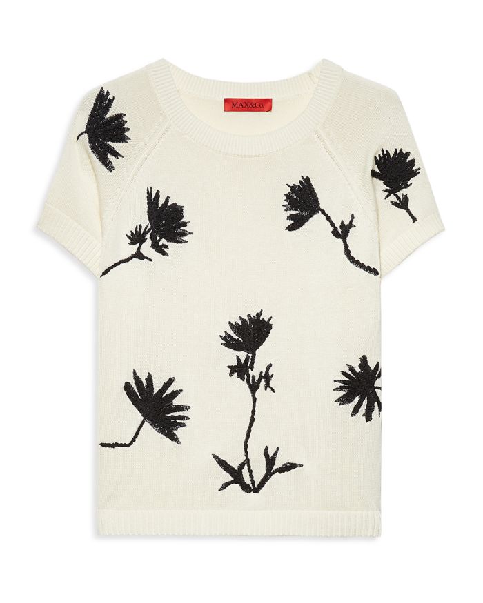 Embroidered Crewneck Sweater