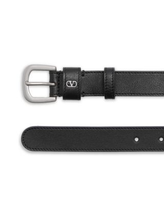 Men's VLogo Leather Belt
