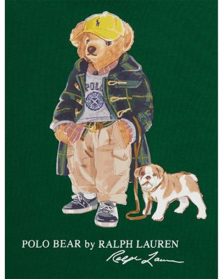 Boys' Polo Bear Cotton Hooded Tee - Big Kid  