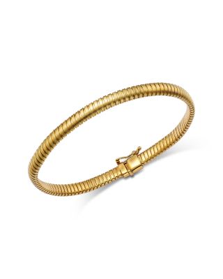 Fancy Tubogas Bracelet in 14K Yellow Gold