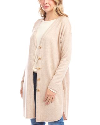 Long Sleeve Button Front Sweater 