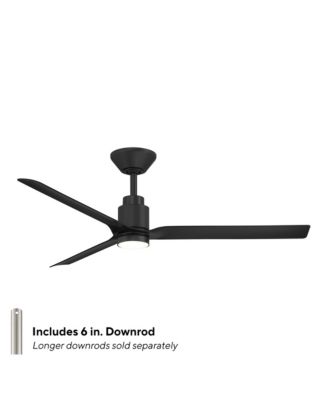 Fans Smooth 52 in Selectable 2700-3000-4000-5000K LED Indoor or Outdoor Smart Home Ceiling Fan