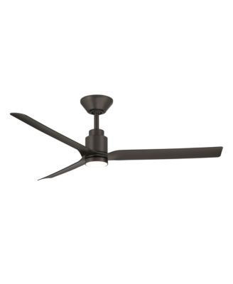 Fans Smooth 52 in Selectable 2700-3000-4000-5000K LED Indoor or Outdoor Smart Home Ceiling Fan