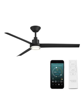 Fans Bolo 56 in Selectable 2700-3000-4000-5000K LED Indoor or Outdoor Smart Home Ceiling Fan
