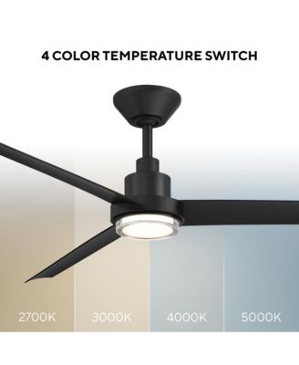 Fans Bolo 56 in Selectable 2700-3000-4000-5000K LED Indoor or Outdoor Smart Home Ceiling Fan