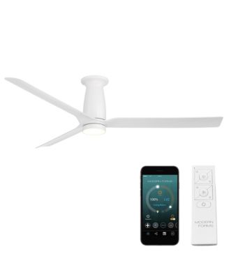 Fans Smooth 52 in Selectable 2700-3000-4000-5000K LED Indoor or Outdoor Smart Home Ceiling Fan