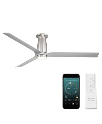 Fans Smooth 52 in Selectable 2700-3000-4000-5000K LED Indoor or Outdoor Smart Home Ceiling Fan