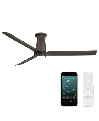 Fans Smooth 52 in Selectable 2700-3000-4000-5000K LED Indoor or Outdoor Smart Home Ceiling Fan