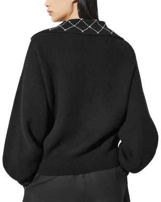 Fisherman Ribbed Knit Sweater