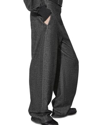 Cotton Stretch Wide Leg Trousers