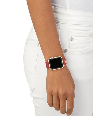 Oliver Leather Strap Watch, 41mm