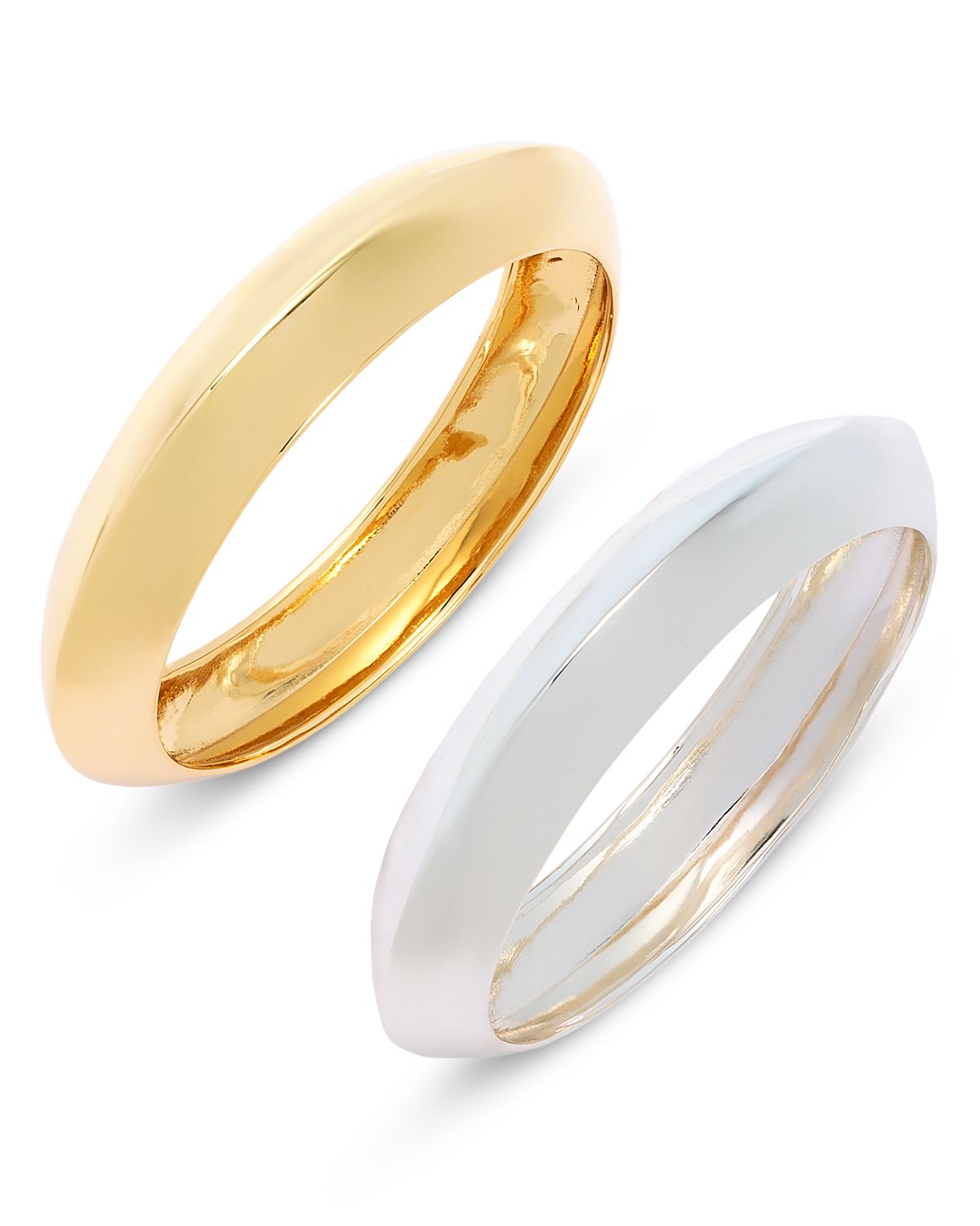 Aqua Bangle Bracelets, Set of 2 - Exclusive