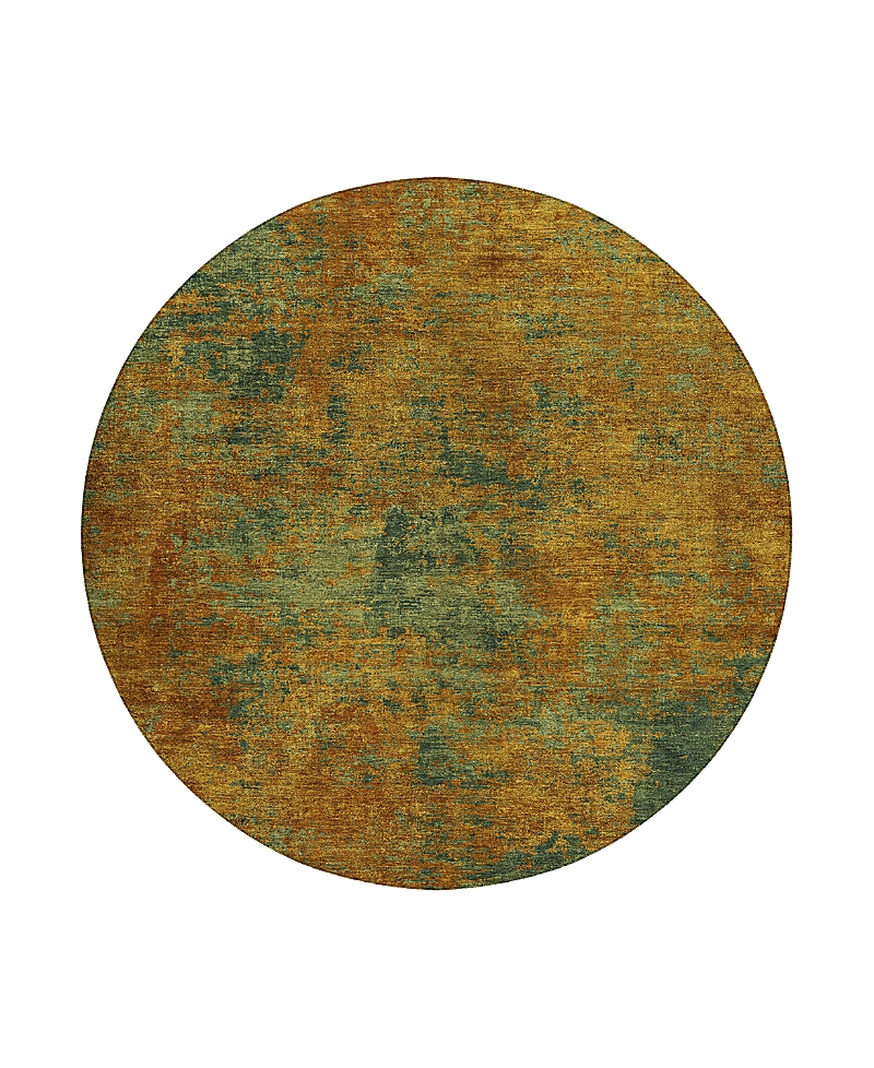 Dalyn Rug Company Dalyn Kochi Washable Kc2 Round Area Rug, 8' X 8' In Brown