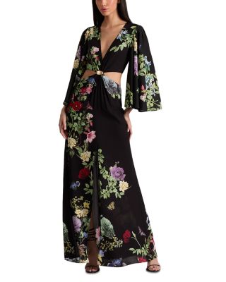 Alice and Olivia - Georgiana Deep V Neck Dress