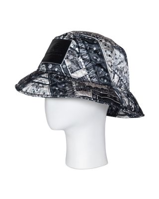 Bandana Print Quilted Bucket Hat