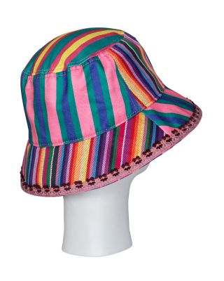 Kurt Geiger Multicolor Striped Bucket Hat NWT Kurt Geiger London Southbank Mix Stripe Bucket Hat | eBay main image 3