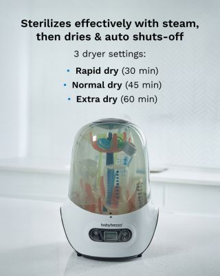 One Step™ Baby Bottle Sanitizer And Dryer - Electric Steam Sterilizer