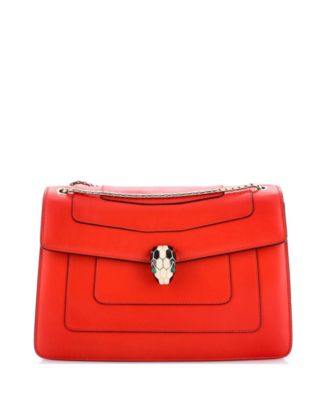 Pre-Owned Bvlgari - Medium Serpenti Forever Shoulder Bag Leather