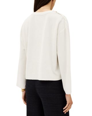 Foley Button Shoulder Top