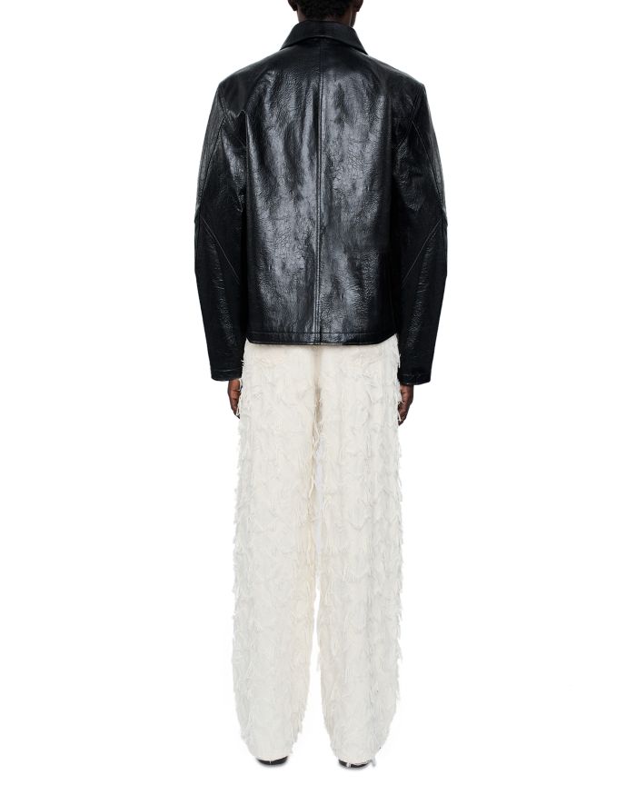 Duke Faux Memory Leather Jacket