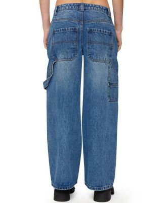  Petite Carpenter Low Rise Medium Rinse Wash Jeans