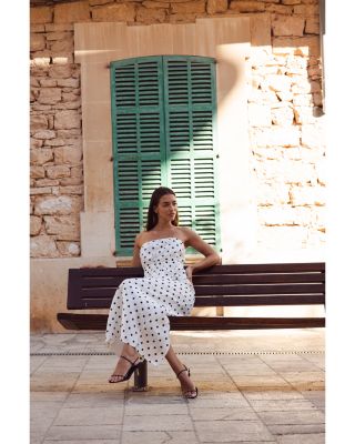 Polka Dot Maxi Skirt