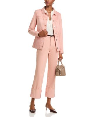 Veronica Beard - Marvin Patch Pocket Jacket & Dylan High Rise Straight Ankle Pants