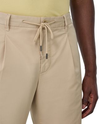 Cotton Stretch Drawstring Bermuda Shorts