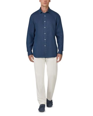 Linen Button Front Shirt