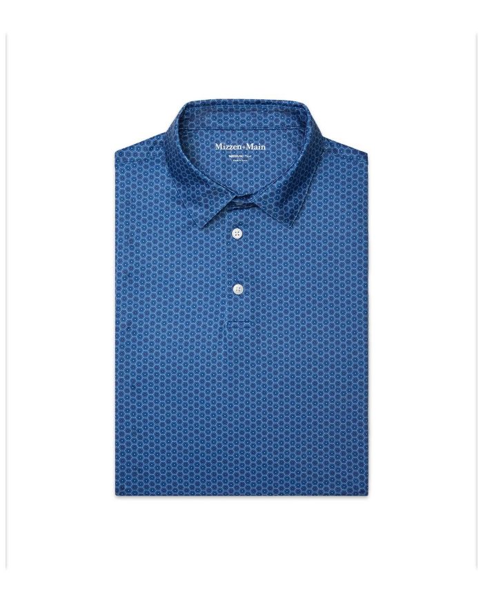 Versa Short Sleeve Polo Set Sail Honeycomb
