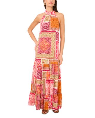 VINCE CAMUTO - Printed Sleeveless Dress