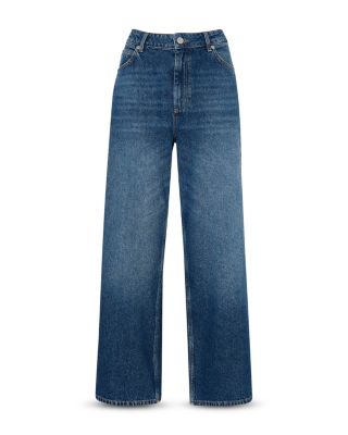 Ankle Straight Leg Jeans in Denim