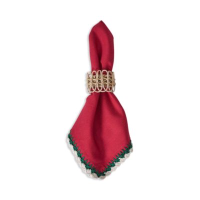 Isadora Napkins, Red, Set of 4