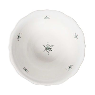 Country Estate Winter Frolic Cereal Ice Cream Bowl, Evergreen 