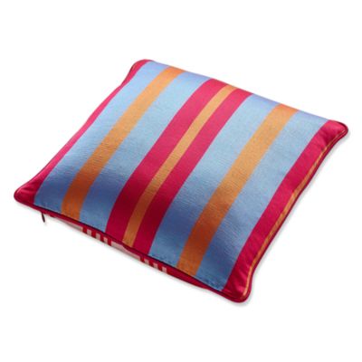 Kutnu Reversible Multi Stripe Decorative Pillow, 20" x 20"