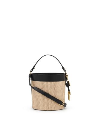  Sequence Raffia Bucket Bag
