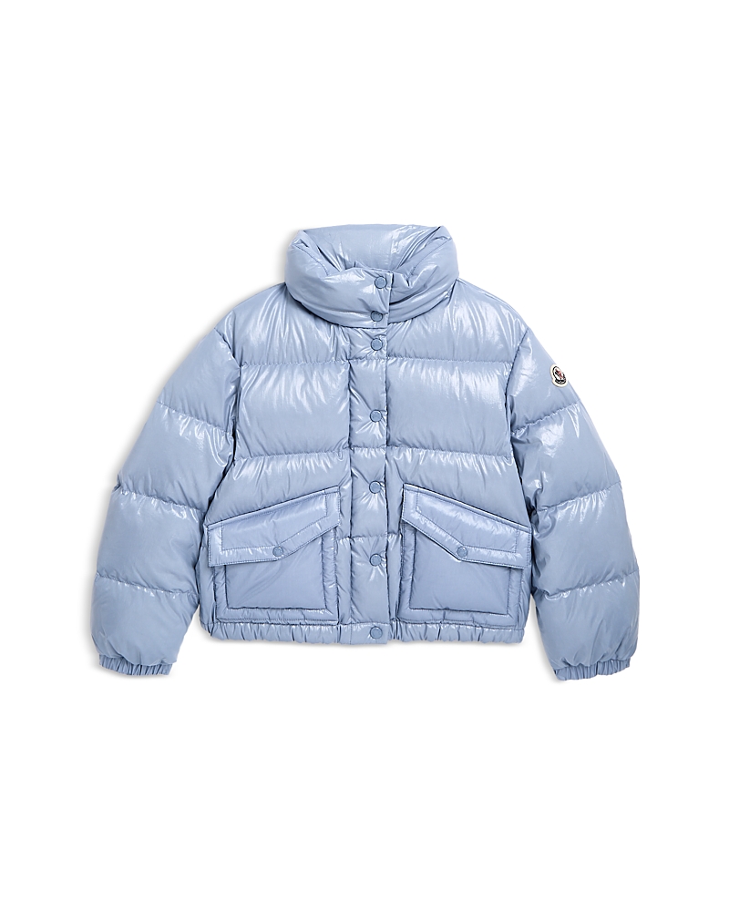 Moncler Girl's Puivert Down Jacket In Blue