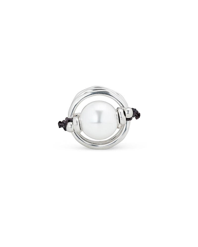 UNOde50 Sterling Silver-Plated Ring with Pearl