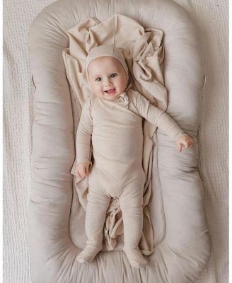  Unisex Heart and Star Button Pointelle Collection Footie - Baby