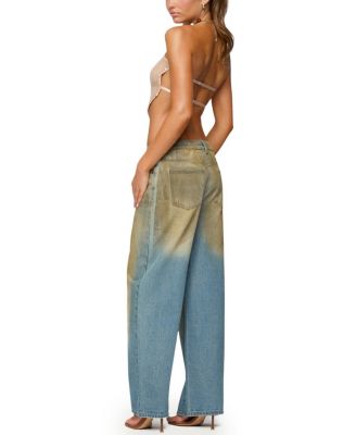  Sequin Backless Triangle Strapless Top