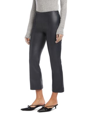 Sigourney Pintuck Faux Leather Pants 