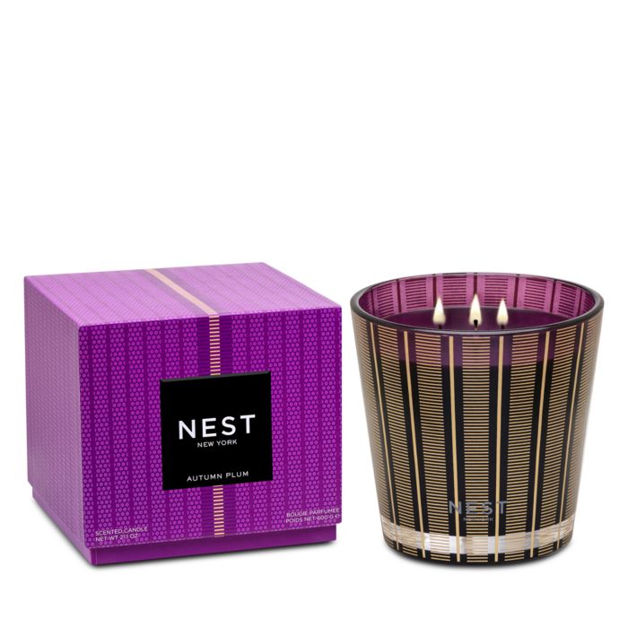 Autumn Plum 3 Wick Candle, 21.1 oz.